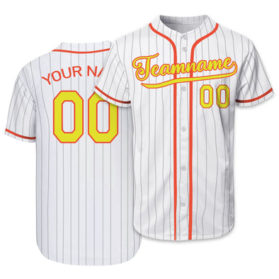 Custom White Authentic Baseball Jersey