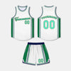 Personalized Basketball Jersey Shirt with Logo Name Number Adult Custom Basketball Sports Uniform Sets