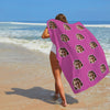 Personalized Summer Holiday Beach Towel Face on Towel Personalized Photo Bath Towel Gift Idea