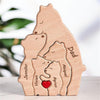Custom Wooden Bear Name Puzzle Keepsake Gift