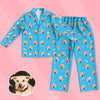 Kids' Custom Pajamas with Dog Face Kids Personalized Dog Photo Pajamas Chirstmas Gift