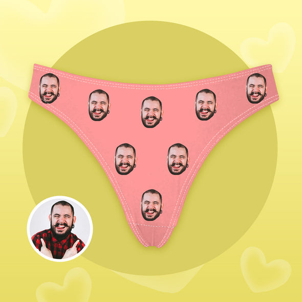 Anniversary Gift for Girlfriend Valentines Gift Face Photo Thongs Gifts for Girlfriend