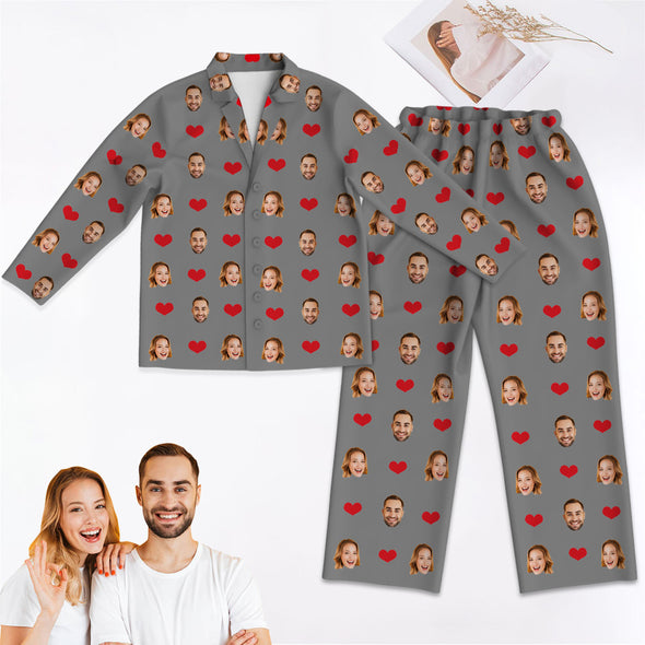 Customized Face Pajamas Personalized Pajamas with Photo Home Sleepwear