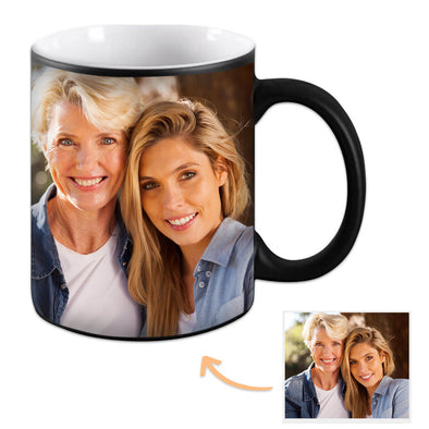 Custom Magic Mug Personalized Mug Photo Color Changing Gift for Mom