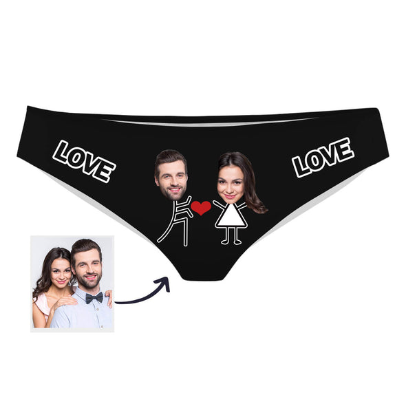 Personalized Face Photo Panties Best Gift for Lover