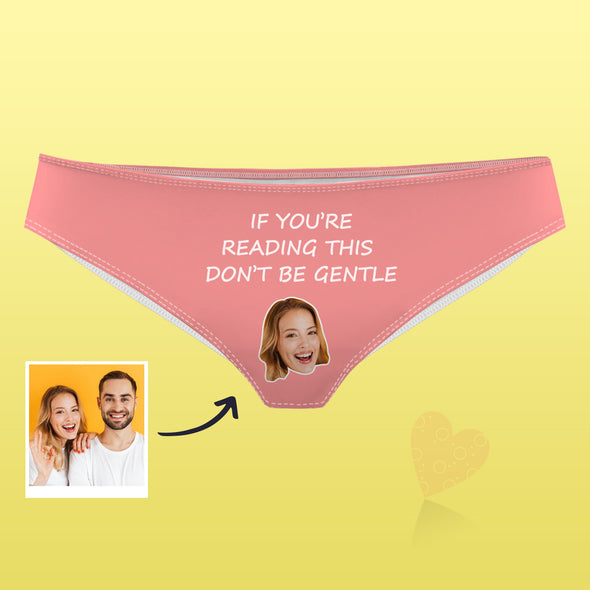Custom Face Panties Gag Gift for Wife