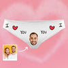 Custom Panties with Picture Face on Underwear Anniversary Gift for Girfriend