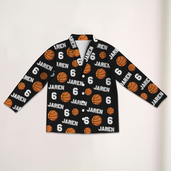 Personalized Basketball Pajama with Your Name and Number Custom Basketball Pajama Pants Gift For Sport Lovers