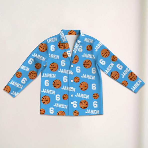 Custom Basketball Pajama Pants with Name Custom Basketball Pajama Gift for Basketball Player Christmas Gift