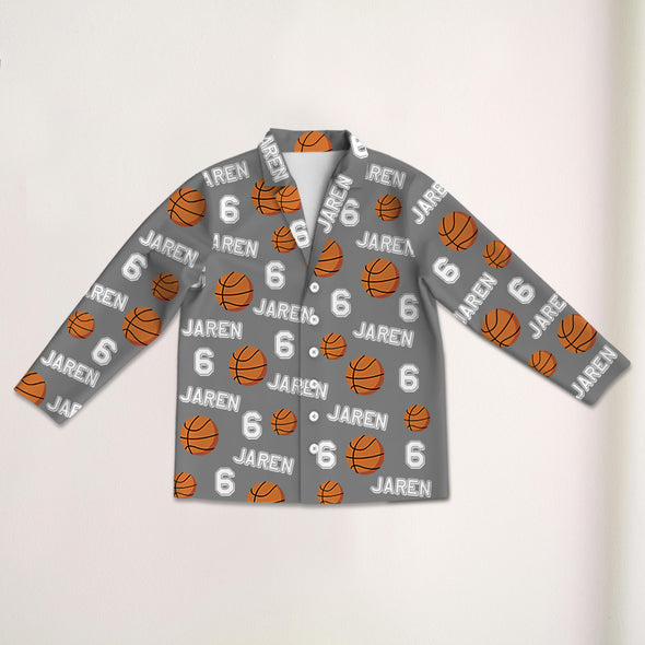 Personalized Basketball Pajama with Your Name and Number Custom Basketball Pajama Pants Gift For Sport Lovers