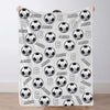 Personalized Soccer Blanket Custom Soccer Player Name Blanket Custom Soccer Gift for Son Dad Team