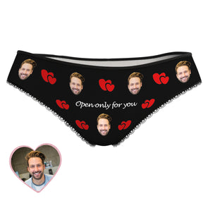 Custom Underwear Face Photo Panties for Women