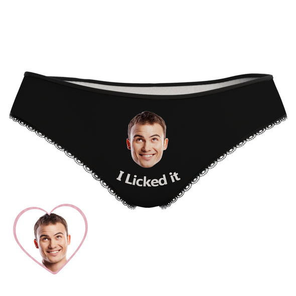 Custom Panties with Face Photo Underwear Gift for Girlfriend