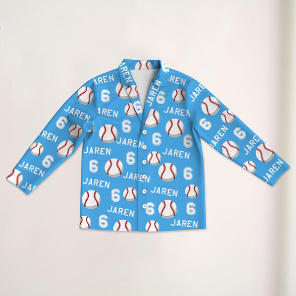 Custom Baseball Pajama Pants Custom Baseball Pajamas Sleepwear Gift for Baseball Player Christmas Gift