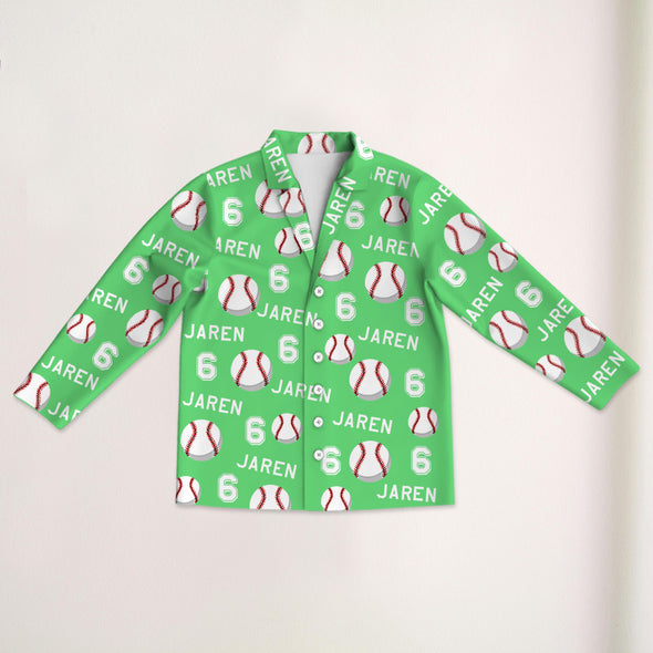 Custom Baseball Pajama Pants Custom Baseball Pajamas Sleepwear Gift for Baseball Player Christmas Gift
