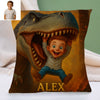 Custom Animal Cartoon Pillow for Kids Custom Name&Photo Cartoon Pillow for Boys Girls Decorative Throw Pillows