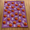 Personalized Basketball Blanket Custom Basketball Player Name Blanket Custom Basketball Gift