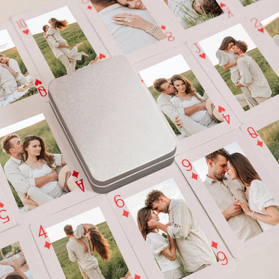 Custom Photo Playing Cards for Wedding Custom Wedding Guestbook Alternative Wedding Keepsake Wedding Deck Poker