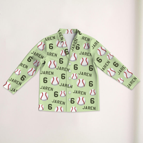 Custom Baseball Pajama Pants Custom Baseball Pajamas Sleepwear Gift for Baseball Player Christmas Gift