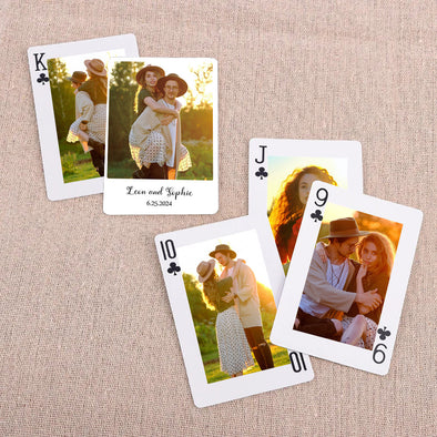 Custom Photo Playing Cards for Wedding Custom Wedding Guestbook Alternative Wedding Keepsake Wedding Deck Poker