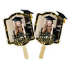 Custom Grad Fans Custom Face on a Stick Big Head Cutout Class of 2025 Custom Graduation Hand Fan