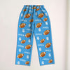 Personalized Football Pajama Pants with Name Custom Rugby Football Pajamas Sleepwear Football Player Christmas Gift