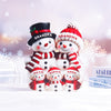 Custom Family Snowman Light Box 3D Effect Cute Snowman Personalized Light Box Christmas Decor For Family