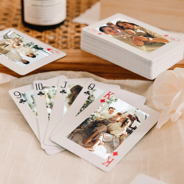 Custom Playing Cards with Photos Christmas Gift Wedding Photo Momery Cards Wedding Party Keepsake