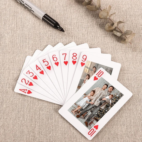 Custom Playing Cards with Photos Christmas Gift Wedding Photo Momery Cards Wedding Party Keepsake