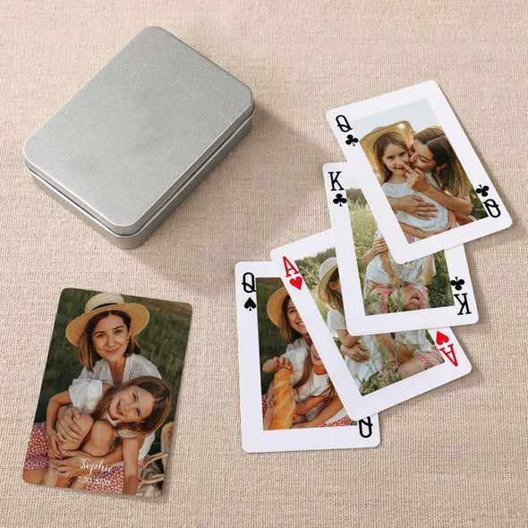 Custom Playing Cards with Photos Christmas Gift Wedding Photo Momery Cards Wedding Party Keepsake
