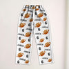 Custom Rugby Football Pajamas with Name and Number Custom Football Pajama Pants Gift For Football Player