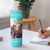 Custom 20oz Photo Tumblers Custom Coffee Mug Cup Custom Skinny Stainless Steel Tumblers with Picture Christmas Gift