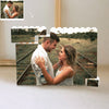 Personalized Building Brick Custom Photo Block Puzzle Heart Photo Building Brick Anniversary Gift