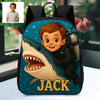 Personalized Backpack for Boys Girls Custom Animal Cartoon Photo Theme School Bag Children's Shoulder Backpack