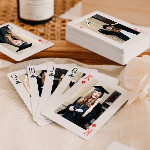 custom grad cards Graduation Card quality flat cards with white envelopes included Custom Portrait Graduation Photo Announcements