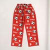 Custom Soccer Football Pajamas with Name and Number Custom Soccer Pajama Pants Gift For Soccer Player