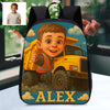 Custom Backpack for Boys Girls Custom Police Pilot Farmer Cartoon Photo Theme School Bag Children's Shoulder Backpack