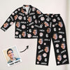 Custom Sports Pajama with Name Custom Soccer Football Pajamas Custom Basketball Baseball Pajamas Christmas Gift