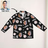 Custom Sports Pajama with Name Custom Soccer Football Pajamas Custom Basketball Baseball Pajamas Christmas Gift