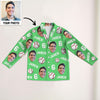 Custom Sports Pajama with Name Custom Soccer Football Pajamas Custom Basketball Baseball Pajamas Christmas Gift