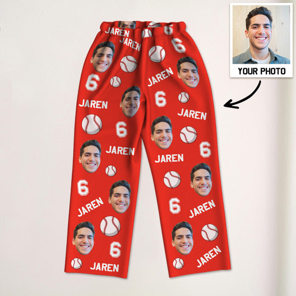 Custom Soccer Football Pajamas Custom Basketball Baseball Pajamas Custom Sports Pajamas Christmas Gift
