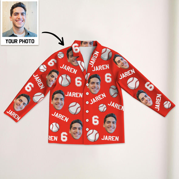 Custom Soccer Football Pajamas Custom Basketball Baseball Pajamas Custom Sports Pajamas Christmas Gift