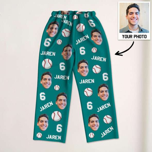 Custom Soccer Football Pajamas Custom Basketball Baseball Pajamas Custom Sports Pajamas Christmas Gift