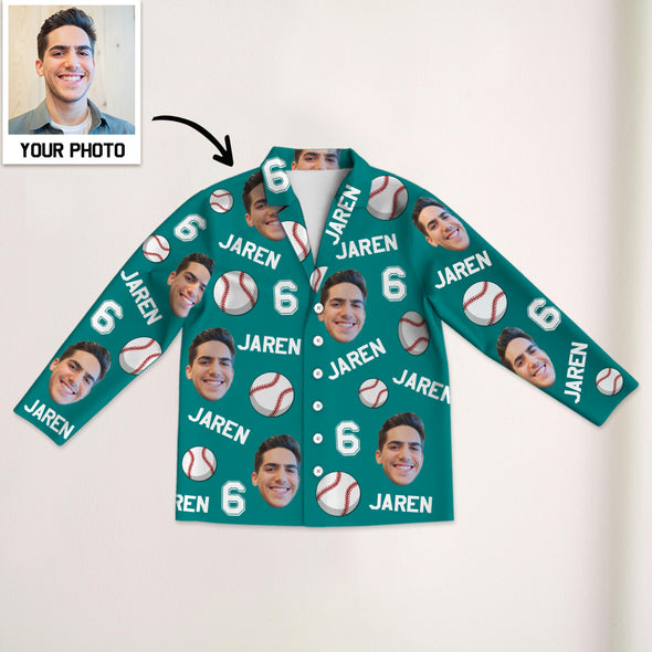 Custom Soccer Football Pajamas Custom Basketball Baseball Pajamas Custom Sports Pajamas Christmas Gift