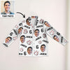 Custom Sports Pajama with Name Custom Soccer Football Pajamas Custom Basketball Baseball Pajamas Christmas Gift