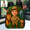 Personalized Backpack for Boys Girls Custom Animal Cartoon Photo Theme School Bag Children's Shoulder Backpack