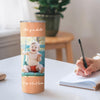 Custom 20oz Photo Tumblers Custom Coffee Mug Cup Custom Skinny Stainless Steel Tumblers with Picture Christmas Gift