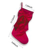 Custom Embroidered Christmas Stocking with Name Personalized Bow Christmas Stocking
