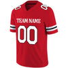 Custom Red Football Jerseys Shirt Personalized Classic Replica Football Team Authentic Jerseys