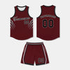 Personalized Basketball Team Jersey Sportwear Sets Team Basketball Uniforms with Name Number Logo